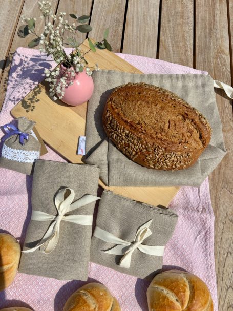 Hochwertige Leinenbrotsackerl