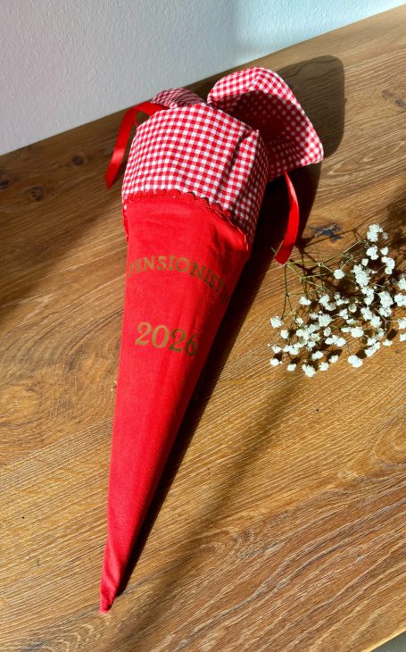 Schultüte für Pensionistin/Pensionist